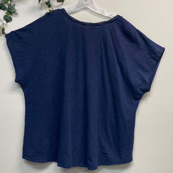 💗Lane Bryant | Follow Your Heart Embellished Blue Sleeveless Tee Womens Sz 22/24 - Picture 6 of 6